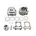 ZTDZZH 61mm Big Bore Cylinder Head Kit for GY6 125cc to 180cc Engine with 69mm Valves scooter taotao kazuma ATV Moped