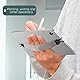 Bydezcon Tablet-Griffhalter mit Metallhalterung, Tablet-Halter, elastisches Stretchband, Tablet-Halter, Handschlaufe