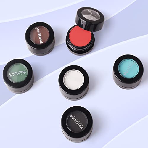 Meicoly Light Brown Single Eyeshadow,Pressed Powder Matte Eye Shadow,Halloween Smoky Eyes Makeup,Opaque Vegan Cruelty Free High Pigment Eyeshadow For Day & Night, Heart #TOP6