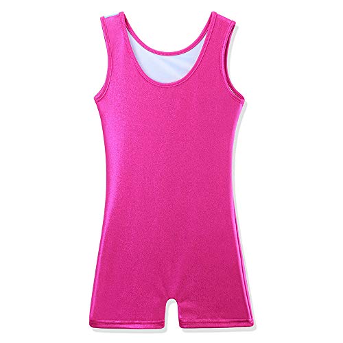 image for BAOHULU Leotard for Toddler Girls Gymnastics Shorts Sparkle Embroidery
