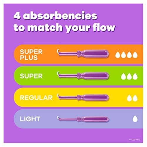 Image of Tampax Radiant Tampons, Super Absorbency, with Leakguard Braid, Unscented, 28 Count X 6 Packs (168 Total Count)