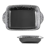 Dowbom Keramik-Backformen für Ofen, 600 ml, kleine Auflaufform für Ofen, Keramik-Backformen (E)