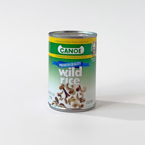 Canoe Cooked Wild Rice, 15 oz Cans (Case of 12)