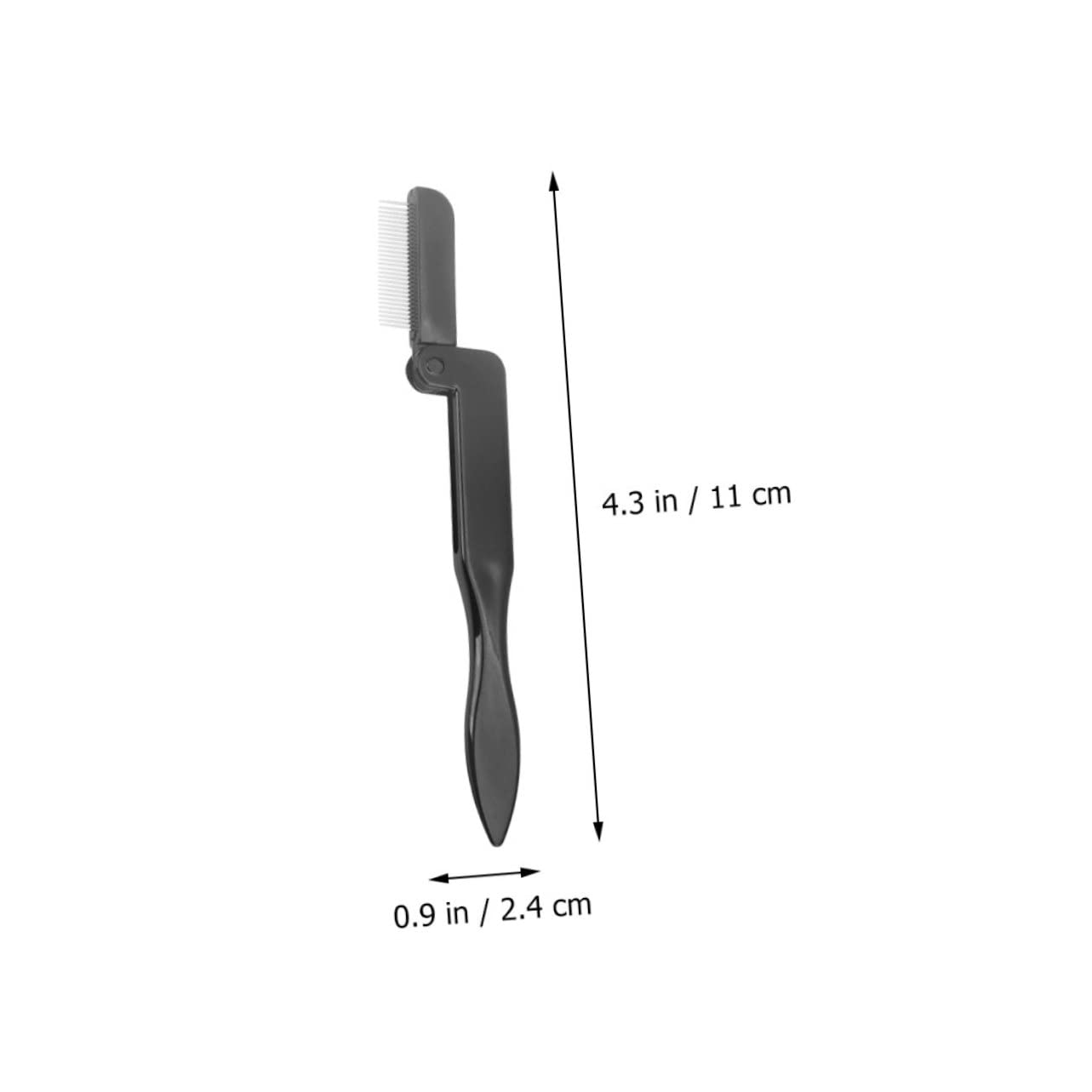 Didiseaon 6 Pack Stainless Steel Eyebrow Comb Folding Lash Brush Makeup Tool for Shaping