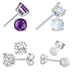 3mm opal/5mm CZ/5mm opal/5mm amethyst