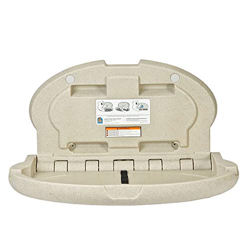 Koala Kare KB208-14 Sandstone Oval Wall Mounted Changing Station - Thumbnail 2