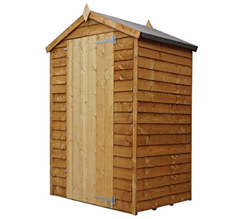 Mercia 4ft x 3ft Overlap Windowless Shed.