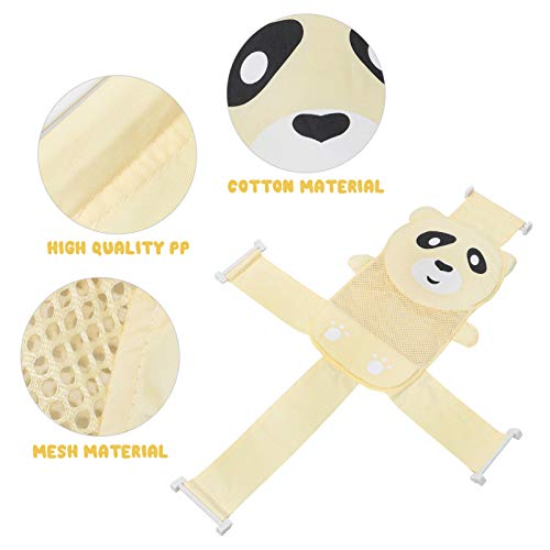 TOYANDONA Rede de suporte para banheira de segurança para recém-nascidos, rede de banho para bebês r