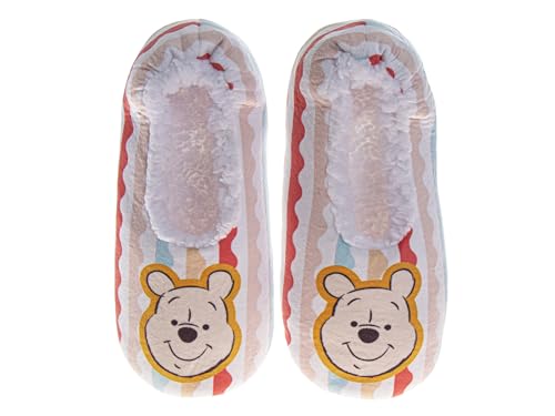 Image of Women Slipper Plush SlipOn Sock Slippers Stitch Minnie Jack Skellington