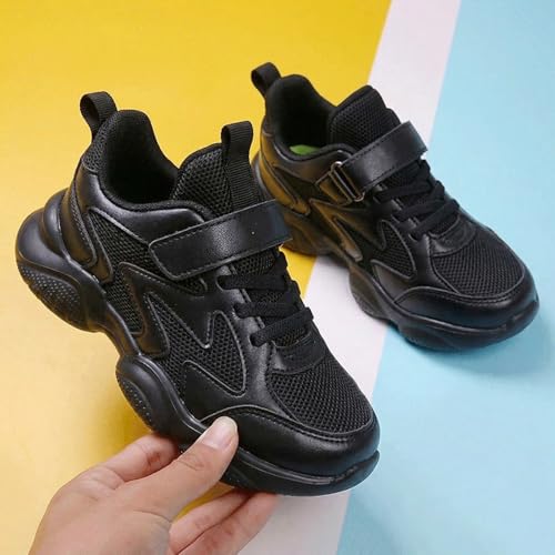 Baskets de course en maille pour garçon, chaussures de sport légères à scratch - 5