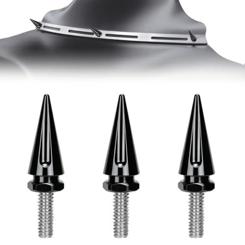 Image of Windshield Bolts, Fairing Bolts Fit for Harley Touring 1996-2013 | Compatible for Harley Street Glide, Ultra Classic, Ultra Limited, Tri Glide, Electra Glide, Windscreen Screws, Black