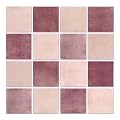 Commomy 10 Pcs Matte 3D Peel and Stick Tile 11.8"x11.8" Ultralight PVC Square Peel and Stick Backsplash for Kitchen Stick on Tiles for Bathroom,Living Room,Fireplace,Interior Wall Decor,Dusty Rose