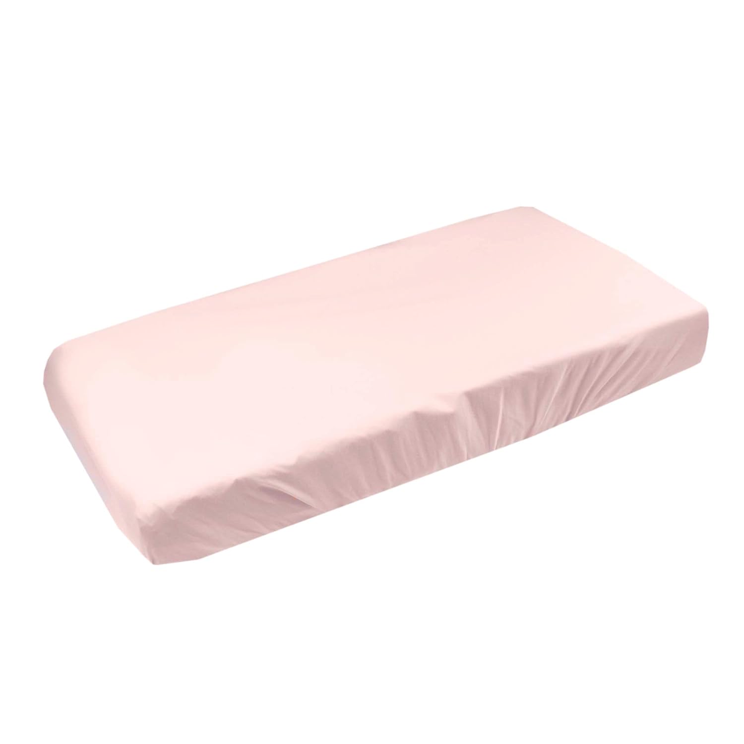 Copper Pearl Premium Knit Changing Pad Cover Soft, Stylish, and Universal Fit for All Standard Diaper Changing Pads, Trendy Design Changing Pad Covers, Blush