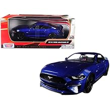 Motormax 2018 Ford Mustang GT Blue 1/24 Diecast Model 79352 Blue