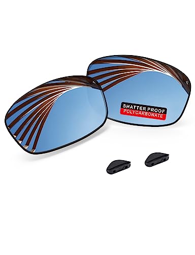 Image of PRO+ Polycarbonate Replacement Lenses & Nose Pads for Oakley Fives Squared(4+1) OO9238 Sunglasses
