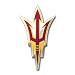 FANMATS Arizona State University Heavy Duty Aluminum Color Emblem
