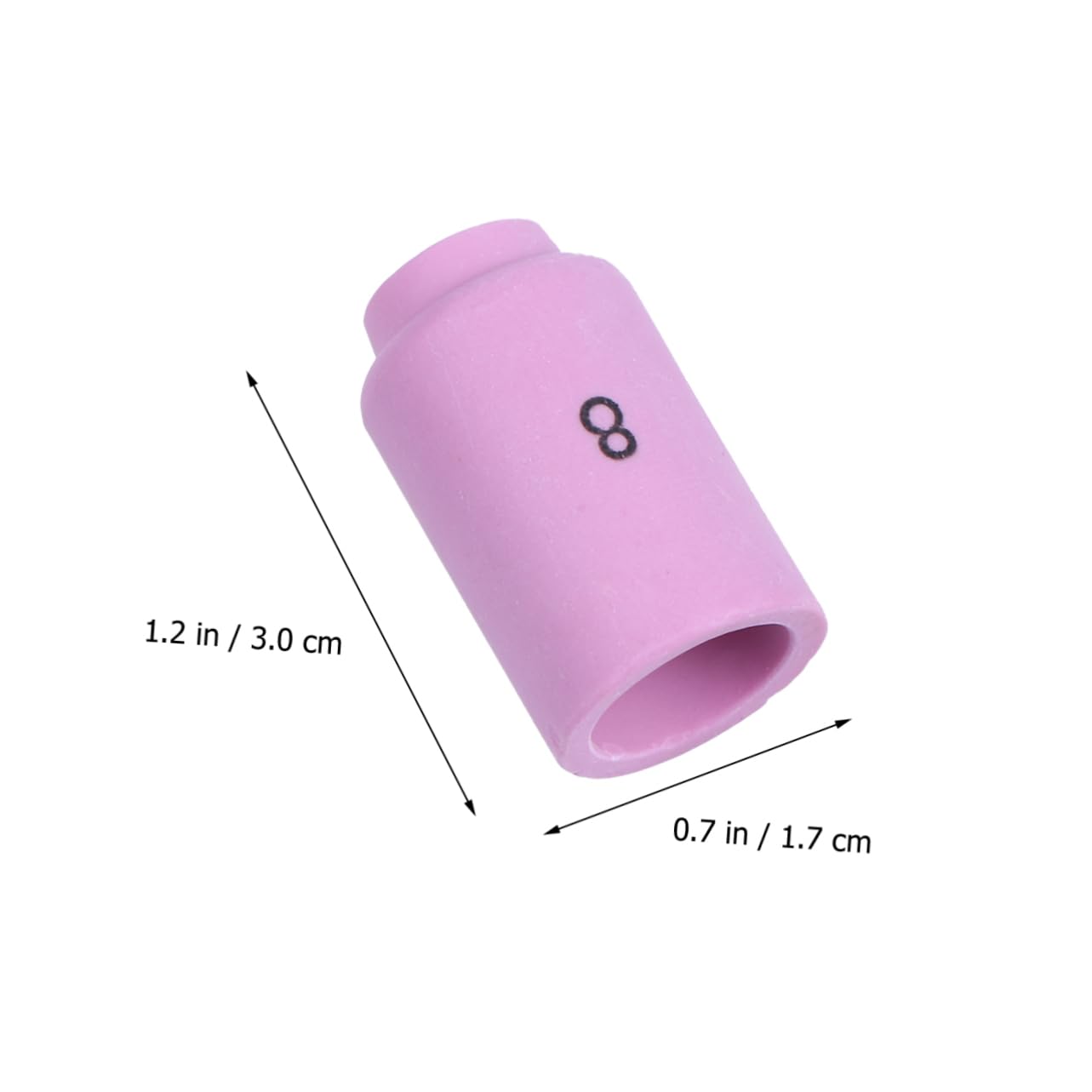 ARTIBETTER 10Pcs Ceramic Nozzles for Argon Arc Welding Welding Torch Nozzles Welding Components for Precision Welding Applications