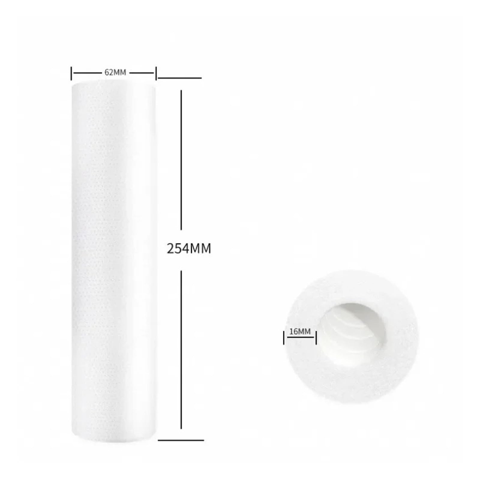 1/4/10 pz 5 Micron 10 Pollice Elemento Filtrante È Adatto for Attrezzature di Filtrazione Primaria Depuratore Acqua for Uso Domestico(10PCS)