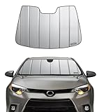 Pigenius Windshield Sunshade for Toyota Corolla 2014-2019, Corolla iM 2017-2018 Without Rearview Mirror Camera. 2016 Scion iM Front Window Shade - Safeguard