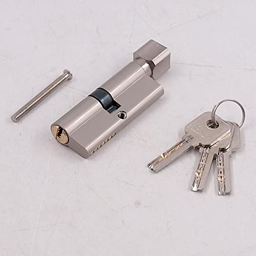 OIFAODAO Lock Cylinder, 70mmDoor Brass Copper Locks Core A Grade Anti-theftDoors Cylinders Security Locking Interior Protection(2)