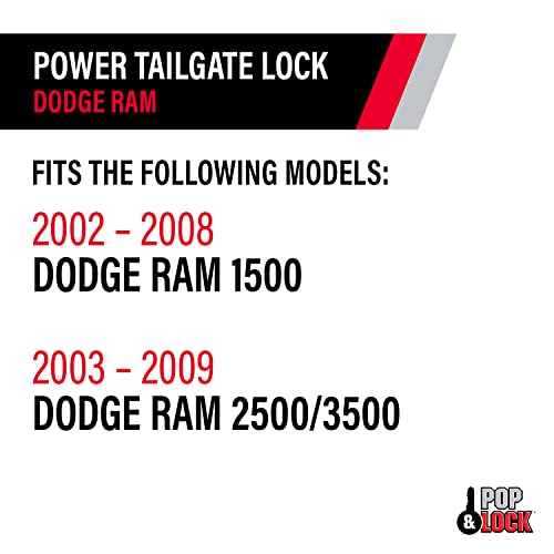 Pop & Lock Pl8340 Power Tailgate Lock For Dodge Ram Models 1500, 2500, And 3500 #TOP4