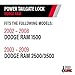 Pop & Lock PL8340 Power Tailgate Lock for Dodge Ram Models 1500, 2500, and 3500