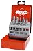 Produktbild RUKO Kleinfrässtiftesatz Schaft-D.10/12mm 10tlg.HM Verz.Kreuz Metallkassette