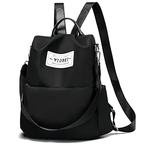 CHARMORE Stylish Women’s Anti-Theft Backpack – Waterproof Nylon Rucksack Casual Daypack for Travel