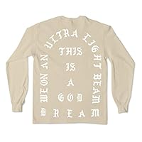 The Life of Pablo Tour | I Feel Like Pablo Crew Neck Sweatshirt - Comfortable Pullover, Soft Cotton Blend, Made in USA (US, Alpha, X-Large, Regular, Regular, Sand)