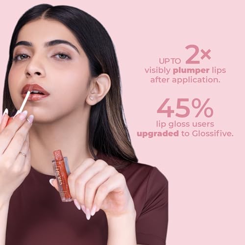 Image of Juice Crush Glossifive Tinted Lip Gloss With High Shine Glossy Finish For Fuller And Plump Lips | Long-Lasting | Hydration | Light-Weight Formula | Moisturising & Non-Sticky | Pack of 4 (Sugar Coat-M01, Pixie dust - M02, Soft Tease - M03, Scandal - M04)