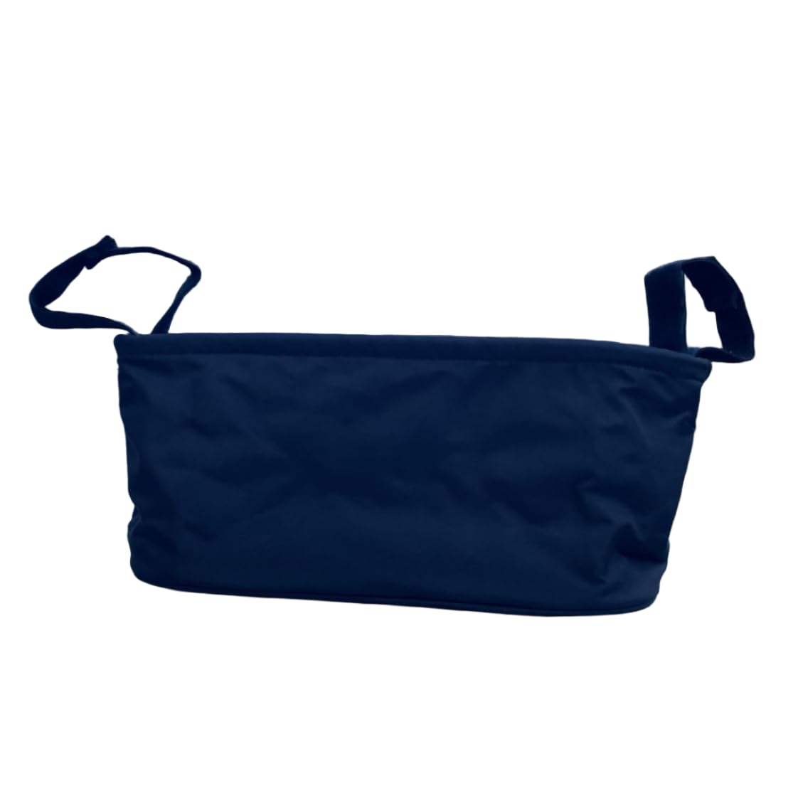 Buggy Organiser - Storage Bag for Pushchairs - Includes Nappy Pouch - Universal Fit with Handlebar for Any Pushchair or Stroller (Plain Black)