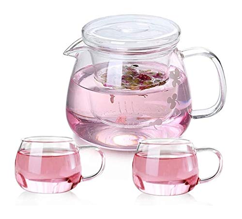 Ensemble de théière en verre et tasses coffret cadeau idéal - 2