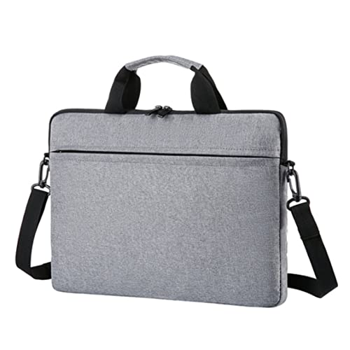 Laptop Bag 15.6inch Notebook Computer Briefcase Waterproof Shoulder Hand Carrying Case Grey