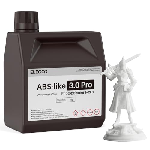 ELEGOO ABS-Like 3.0 Pro 3D Printer Resin White 2000g