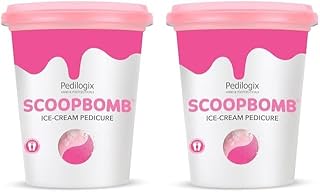 O3+ Pedilogix Scoop Bomb Pedicure Gel with Bath Bomb for Soft &amp; Moisturised Feet | 100g+10ml (Pack of 2)