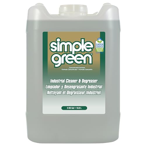 Simple Green, SMP13006, Industrial Cleaner/Degreaser, 1 / Each, White, 5 Gallons (Pack of 1)