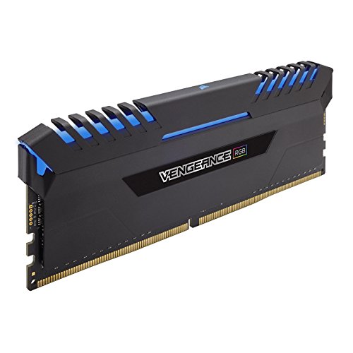 CORSAIR VENGEANCE RGB 16GB (2x8GB) DDR4 3200MHz C16 Desktop Memory - Black
