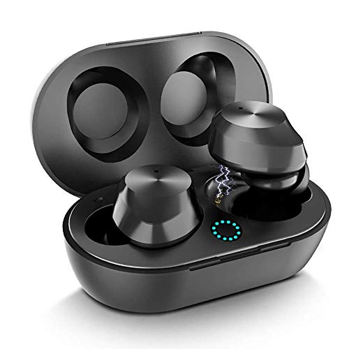 True Wireless Earbuds Bluetooth 5.0 Headphones Touch Control, True Wireless Earbuds TWS Bluetooth Headphones in-Ear Stereo, 5.0 True Wireless Bluetooth Earbuds V5.0 with Charging Case Waterproof.