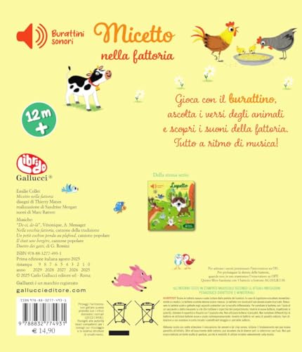 Micetto Nella Fattoria. Burattini Sonori. Ediz. A Colori - 2