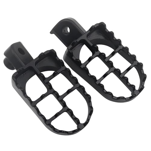 FULUSIC Reposapiés Moto para PW50 para PW80 para TW200 Reposapiés Pedales De Motocicleta Pedales Pedales Reposapies Moto(Black)