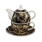 Dieses besteht aus Teekanne, Tasse und passender Untertasse