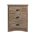 Prepac Salt Spring Rustic Tall Nightstand Side Table with 3 Drawers, Farmhouse Tall 3-Drawer Bedside Table 16