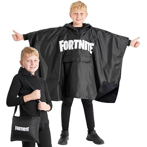 Fortnite Waterproof Poncho for Kids Cover