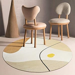 Cirkel Vloerkleed Voor Kinderen Meisjeskamer Prinses Kasteel Tapijt Kinderkamer Tapijt Voor Kinderen Baby Meisjes Slaapkamer Woonkamer Interieur Kleine Ronde Tapijt, 4ft