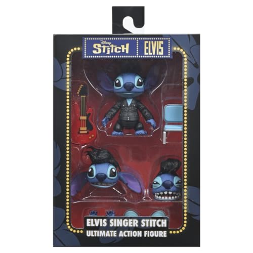 Ultimate Elvis Singer Stitch Version Figura 7 cm Disney Lilo & Stitch