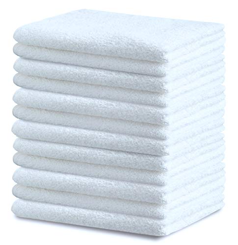 HomeLabels Kitchen Bar Mop Cleaning Towels (12 Pack, 16 x 19 Inch)
