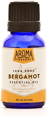 Aroma Foundry Bergamot Essential Oil - 15 ml - 100% Pure & All Natural