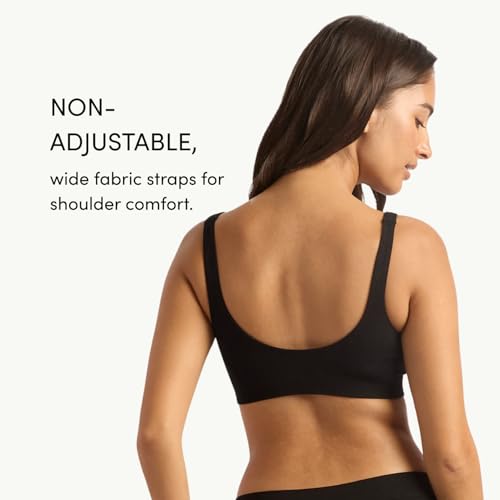 Image of Boody -Seamfree Crop Bra -Seamless Bralette -No Padding, Clips, Fastenings, Wires -Bamboo Viscose -Low-Medium Support Pull-On