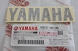  Nuovo 100% Originale Yamaha Decalcomania Adesivo Emblema Logo Metallico Grigio Scuro Autoadesivo Moto / Jet Sci / Atv / Motoslitta