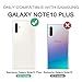 Dexnor for Samsung Galaxy Note 10+ Plus Case, [Built in Screen Protector and Kickstand] Heavy Duty Military Grade Protection Shockproof Protective Cover for Samsung Galaxy Note 10 Plus Black